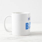 Hello Baby boy Shower Mug (Gauche)