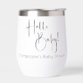 Hello Baby Modern Script Baby shower (Gauche)