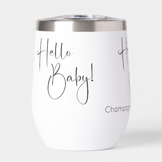 Hello Baby Modern Script Baby shower (Avant)