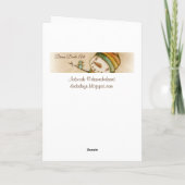 Hello Bluebird - Carte de Noël (Dos)