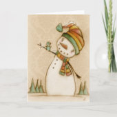 Hello Bluebird - Carte de Noël (Devant)