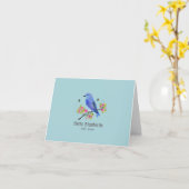 Hello Bluebirds Card Kaart (Gele Bloem)