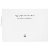 Hello Card Cute Funny Vampire Photo de chat (Dos Horizontal)