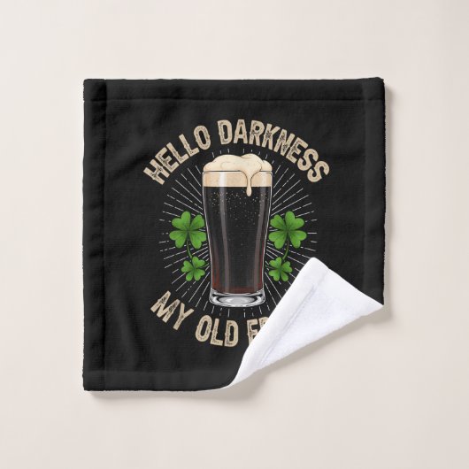 Hello Darkness My Old Friend (Gant de toilette)