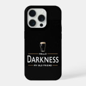 Hello Darkness My Old Friend Funny St Patricks Day (Verso)