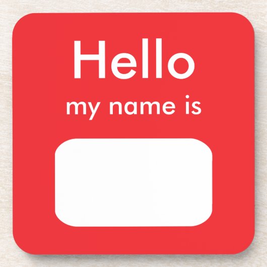 Hello Dessous de verre Cold Hot Dracks Wine Bar à  (Devant)