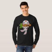Hello Easter Reverse Bunny Retro Groovy Easter Day T-shirt (Voorkant volledig)