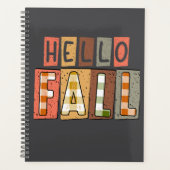 Hello Fall Agenda Design (Devant)