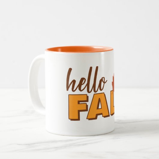 Hello Fall Autumn Mug (Devant gauche)