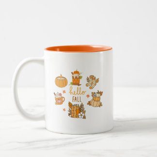 Hello Fall Mug - mignonne Automne Cadeau Cup