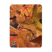 "Hello Fall!" Refrigerator Magnet Magneet (Verticaal)