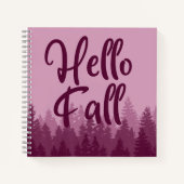 Hello Fall Season Notitieboek (Voorkant)