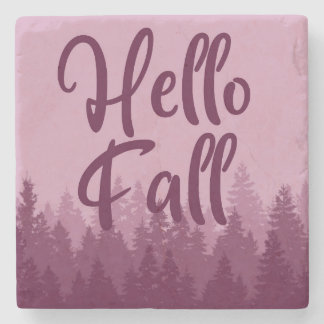Hello Fall Season Stenen Onderzetter