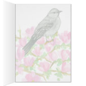 Hello From Mississippi Mockingbird Watercolor (Intérieur (Droit))