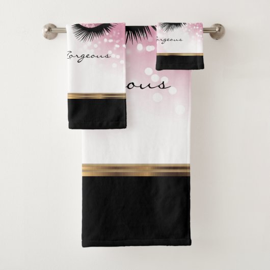 Hello Gorgeous - Beaux cils rose (En situation)