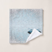 Hello Gorgeous - Eyelashes Glamourde - Bleu (Gant de toilette)