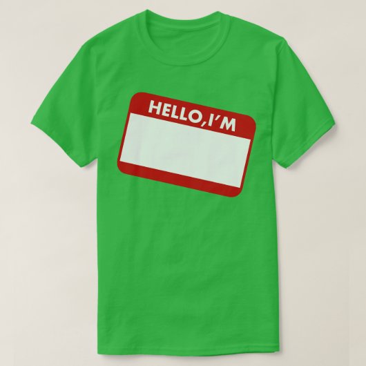 HELLO IM TShirt (Design devant)