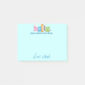 Hello, Just a Little Note Post-it® Note) (Devant)