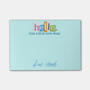 Hello, Just a Little Note Post-it® Note)