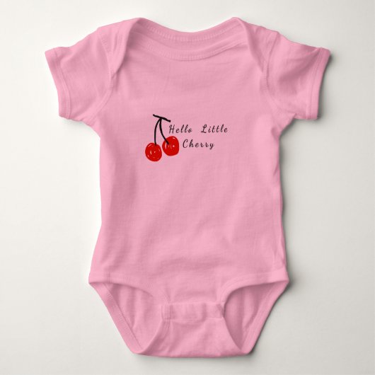 Hello lithium cherry romper (Voorkant)