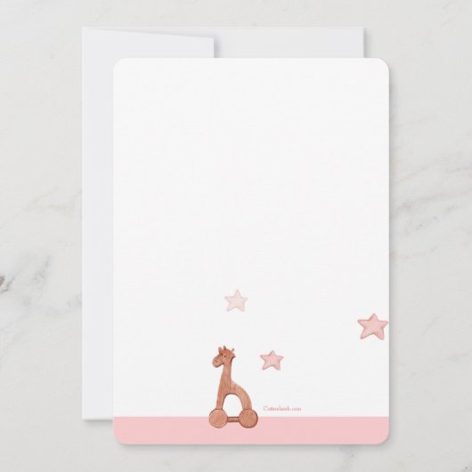 Hello Precious Photo Faire-part de naissance (Dos)