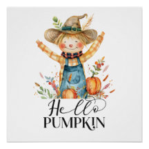 Hello Pumpkin-Digital Download Poster