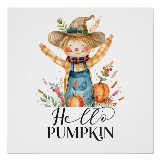 Hello Pumpkin-Digital Download Poster (Devant)