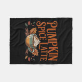 Hello Pumpkin Latte Sce Coffee Love Fall Season  Fleece Deken (Voorkant (Horizontaal))