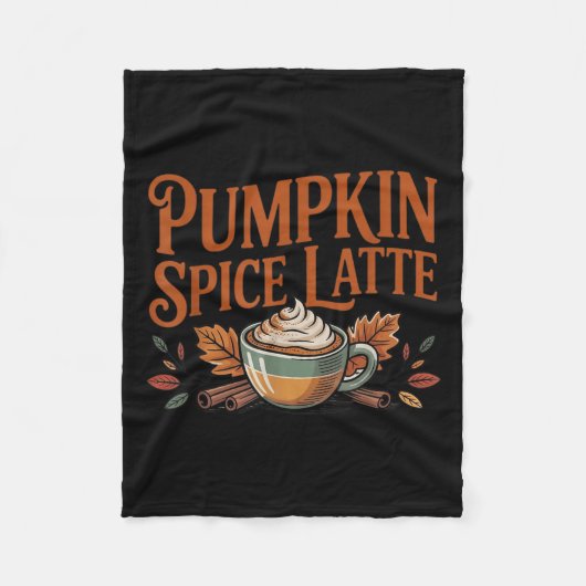 Hello Pumpkin Latte Sce Coffee Love Fall Season  Fleece Deken (Voorkant)
