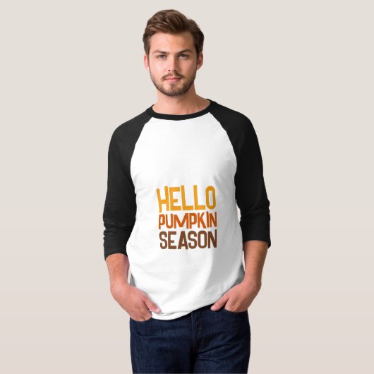 Hello Pumpkin Season T-Shirt (Devant entier)