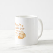 Hello, Pumpkin Spice & Everything Nice Fall Mug (Devant droit)