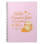 Hello, Pumpkin Spice & Everything Nice Journal (Devant)