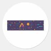 Hello Ronde Sticker (Voorkant)