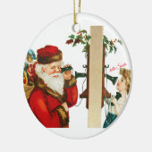 Hello Santa Keramisch Ornament (Links)