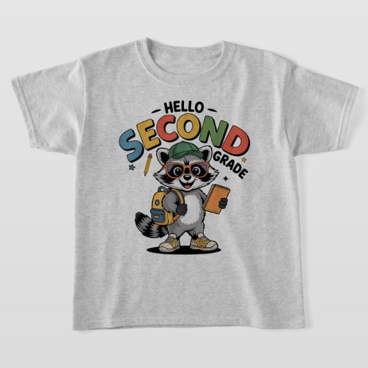 Hello Second Grade Coquette Bow Teacher Girl T-shirt (Laagn)