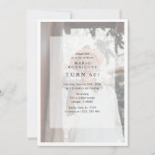 Hello SIXTY' Modern Photo Collage 60th Birthday Kaart (Achterkant)