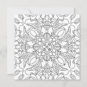 Hello Spring : Carte de coloration Abstraite flora (Devant)