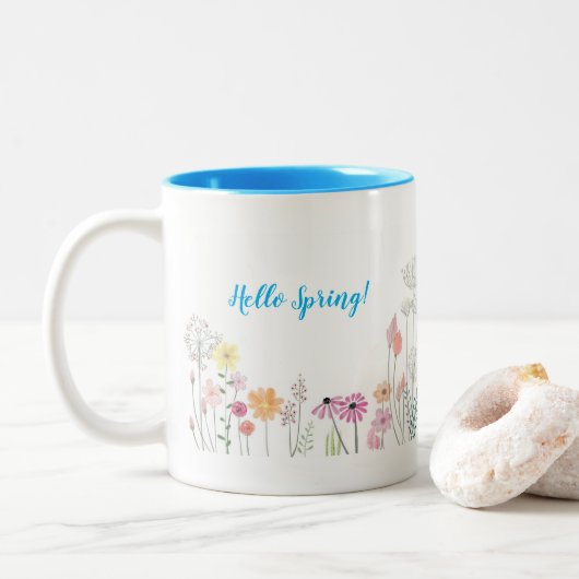 Hello Spring Coffee Mug (Avec donut)