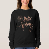 Hello Spring Minimalist Flower Spring Break Trui (Voorkant)