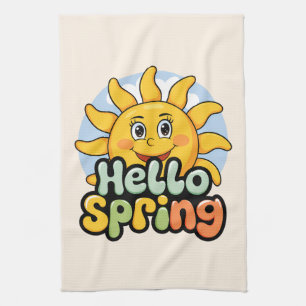 Hello Spring Theedoek
