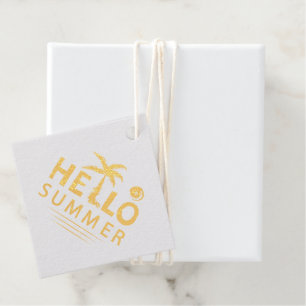 Hello Summer Bedankjes Labels
