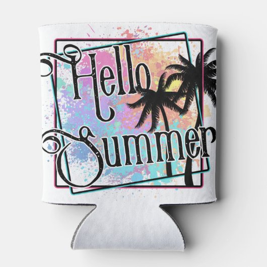 Hello summer blikjeskoeler (Achterkant)