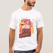 Hello Summer – Bright & Fun Design T-shirt (Voorkant)