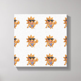 Hello summer canvas afdruk