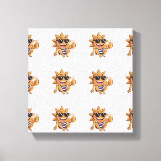 Hello summer canvas afdruk (Voorkant)