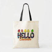 Hello Summer Chic, Sac fourre-tout moderne (Devant)