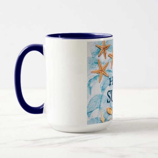 Hello Summer Custom Photo Mug Mok (Links)