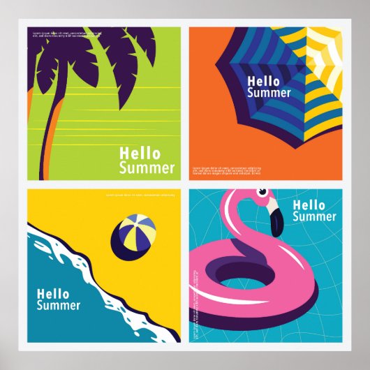 Hello summer poster (Voorkant)