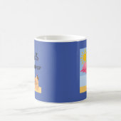 Hello Summer Rose Flamant rose Design - Mug classi (Centre)