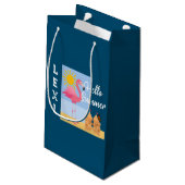 Hello Summer Rose Flamant rose Design - Sac cadeau (Dos Angle)
